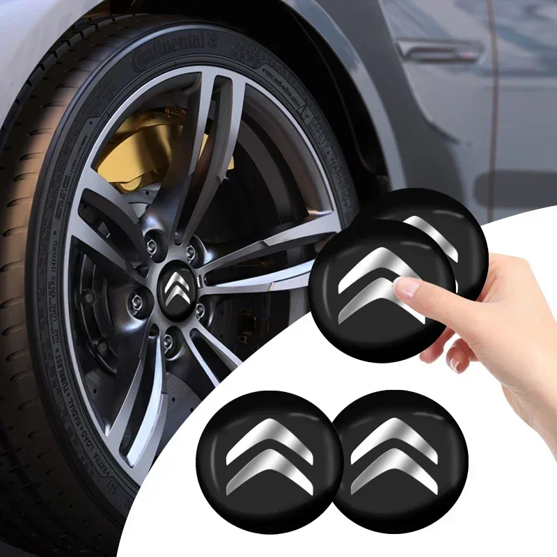 

4pcs 56MM Car Wheel Center Hub Stickers Logo For Citroen C5 C1 C2 C6 C4L DS3 DS4 DS5 C-Elysee Grand Berlingo Auto Accessories