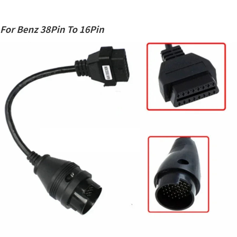 2024NEW Adapter for Toyota/Audi/G-M/Mazda/Nissan/BENZ 38/22/14/12/17Pin To OBD2 16Pin Connector Adapter OBD Female Repair Cable