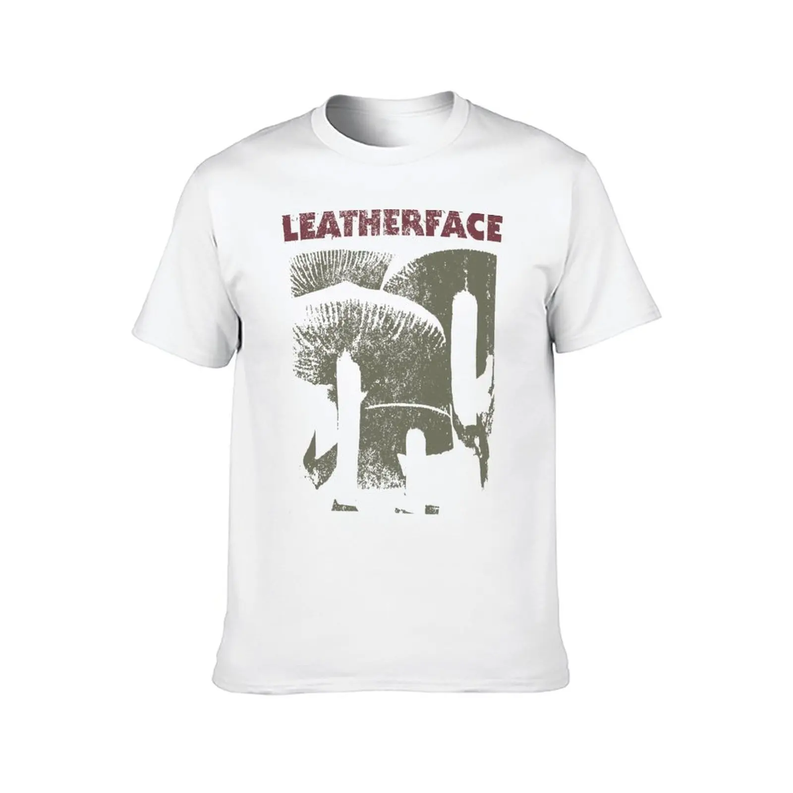 Leatherface - تي شيرت Mush تي شيرت للرجال تي شيرت قطني مضحك G Man للرجال تي شيرت