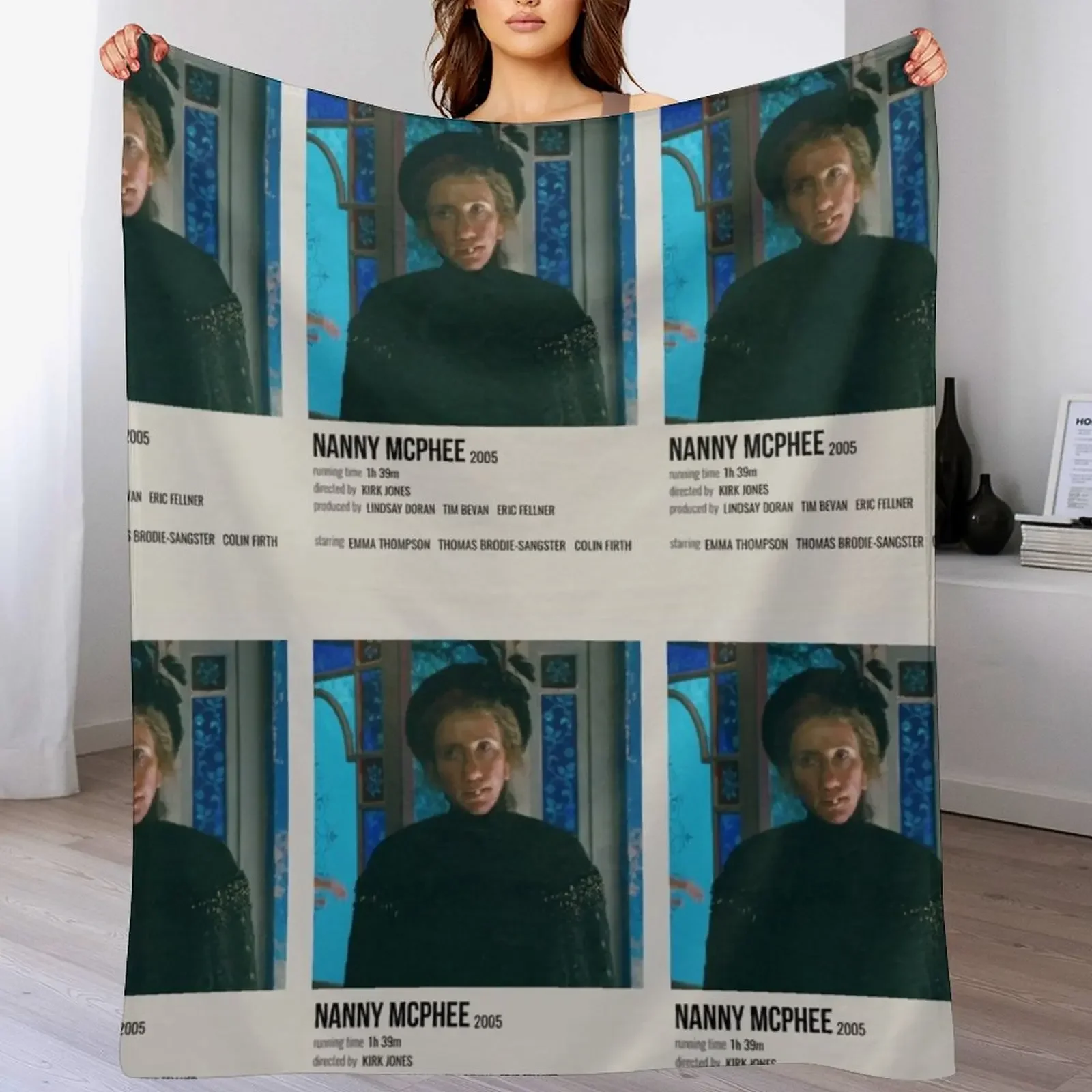

Nanny McPhee Throw Blanket Retros warm winter Loose Sofa Quilt Blankets