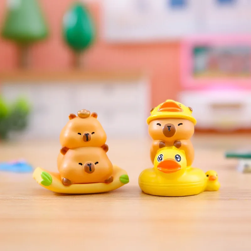 HOT Mystery Of Capybara Blind Box Cute Dolphin Tide Play Desktop Decoration Mysterious Surprise Box Birthday Gift Wholesale