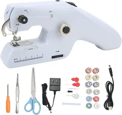 Handheld Electric Sewing Machine, Portable USB Rechargeable Sewing Tool, Mini Handheld Stitcher for Home, Repairs & DIY Crafts