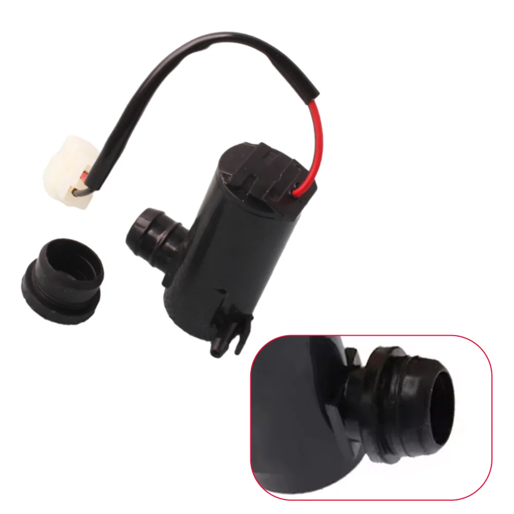 محرك خزان تنظيف الزجاج الأمامي للسيارات العالمي 24 فولت تيار مستمر 2 دبابيس مضخة غسيل الزجاج الأمامي مع سلك #3