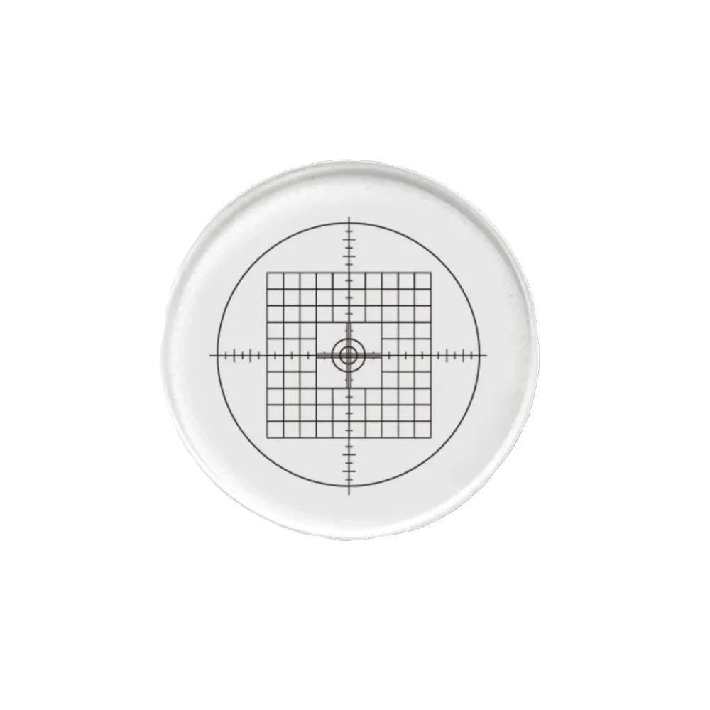 Microscope Eyepiece Reticle 0.1mm Grid Micrometer Scale Precision Measuring Tool for Biology Industrial Lab Calibration