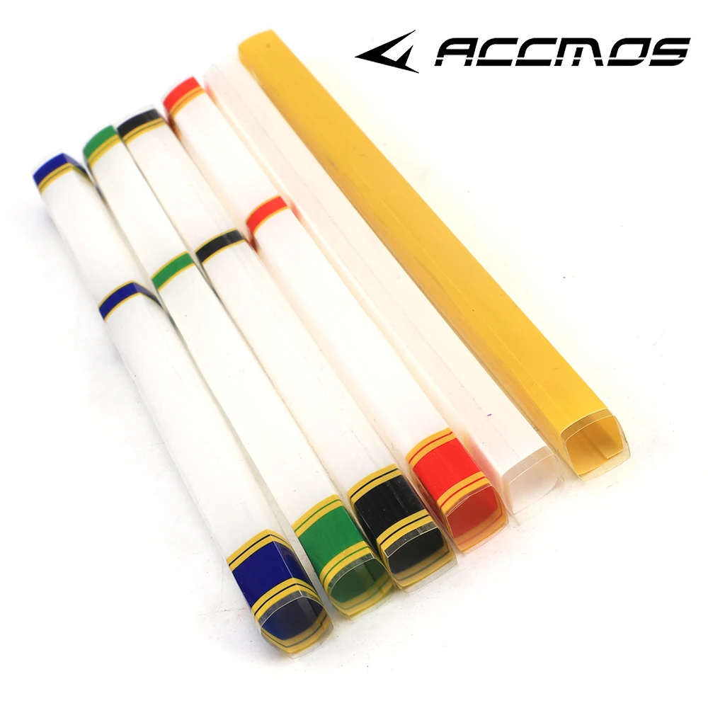 15pcs Paper Archery DIY Heat Shrinkable Arrow Sticker Paster Wraps For Arrow Shaft