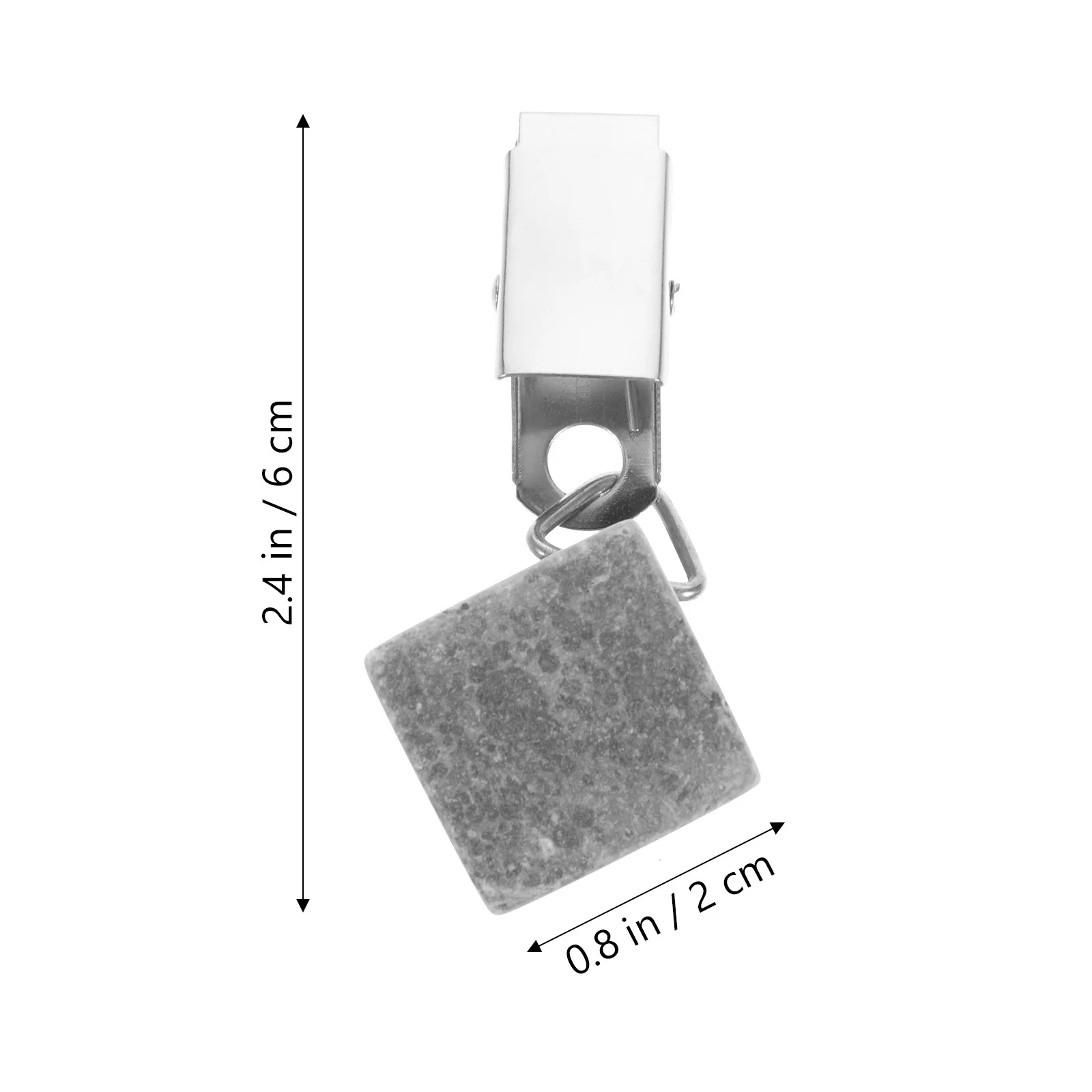 4 قطعة مفرش المائدة الأوزان الشماعات الحجرية مقاطع معدنية لغطاء الطاولة في الهواء الطلق لوازم التخييم اكسسوارات بار المطبخ #2