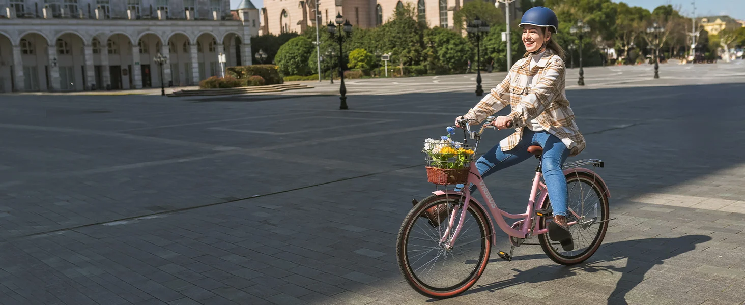 This ergonomic design allows you to ride in your usual posture for minimal hand and back stress.