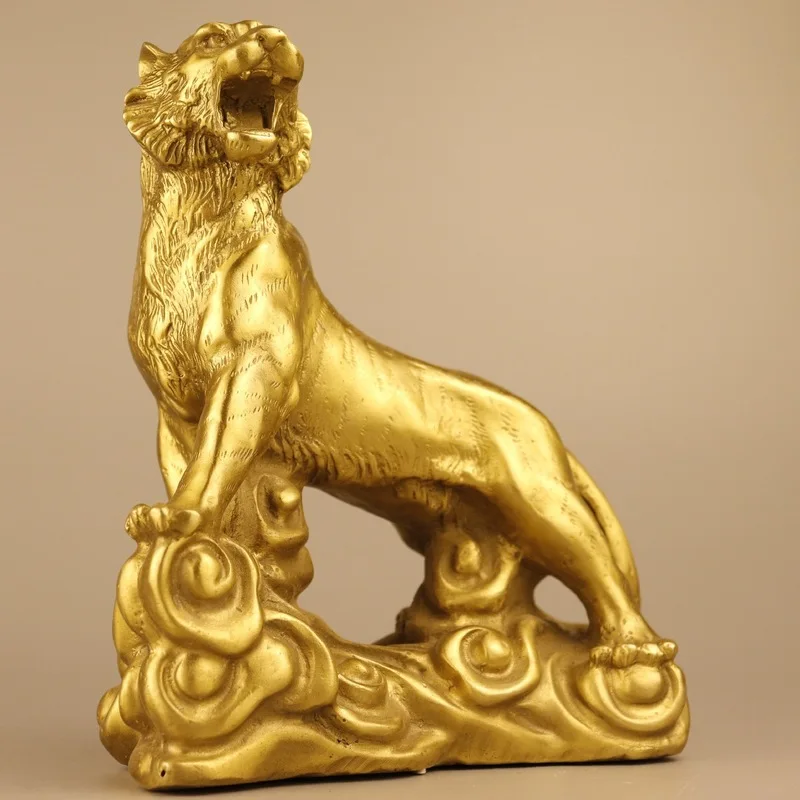 , Copper , Bronze For Home And Office, Ascending To , Tiger Above The Clouds