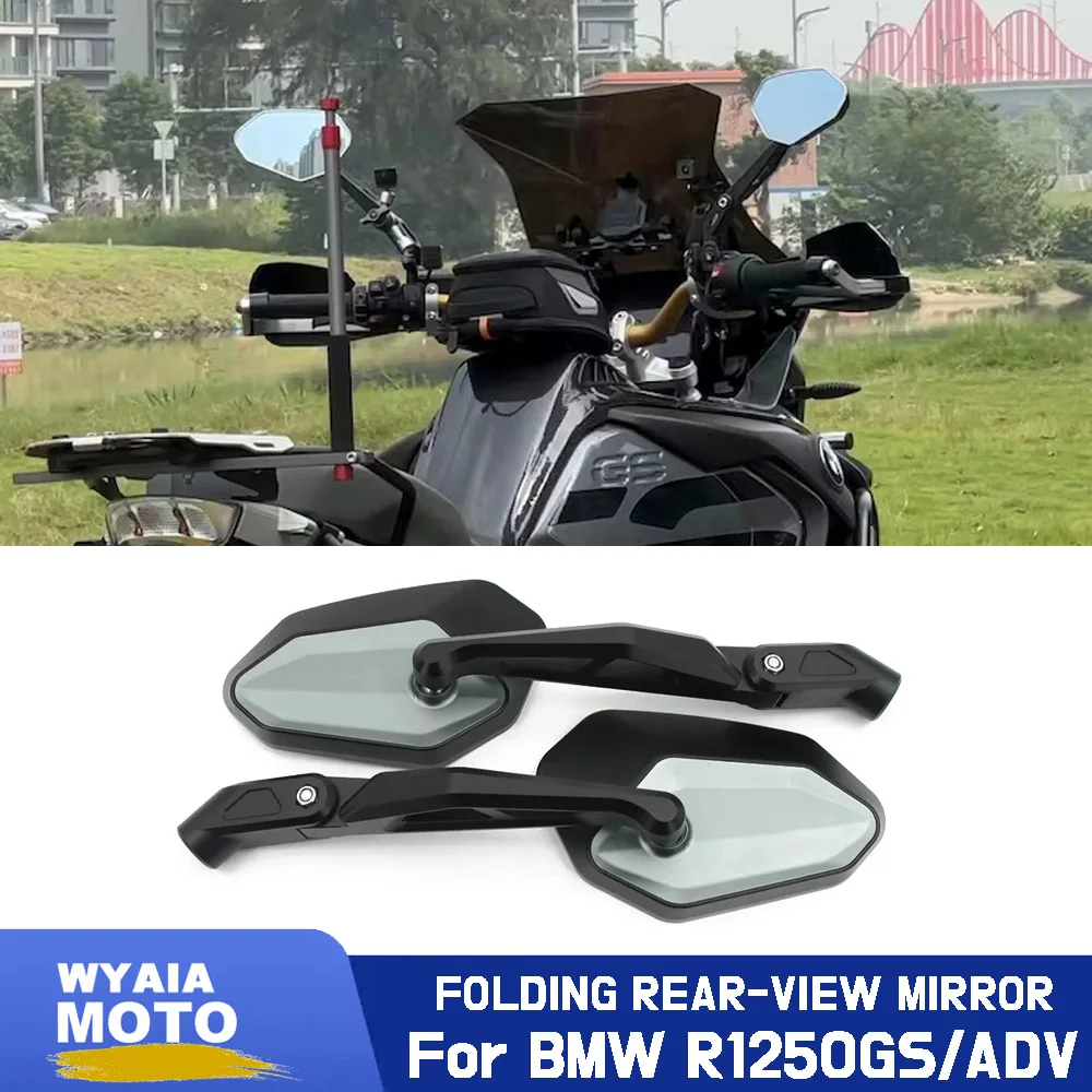 

For BMW R1250 Aderventure R 1250 GS gs1250 R1250GS Rearviews Mirrors Motorcycle Side mirrors Folding Rear-View Mirror