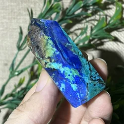 Crystal Natural Chrysocolla With Malachite Point Wand Tower Quality Quartz Healing Reiki Minerals Spiritual Home Decoration