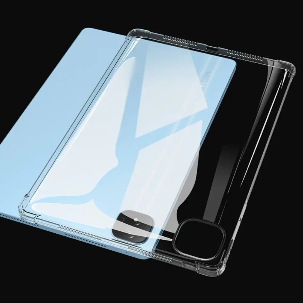 Airbag Edge Tablet Case TPU Transparent Back Cover Shockproof Anti Scratch for Honor Pad 9 X8A GT Pro/MagicPad2 2024