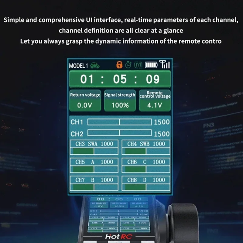 CT-8B 8CH transmisor control remoto 2,4 Ghz Radio + receptor de F-08A para RC modelo coche barco Drone Quadcopter Accesorios