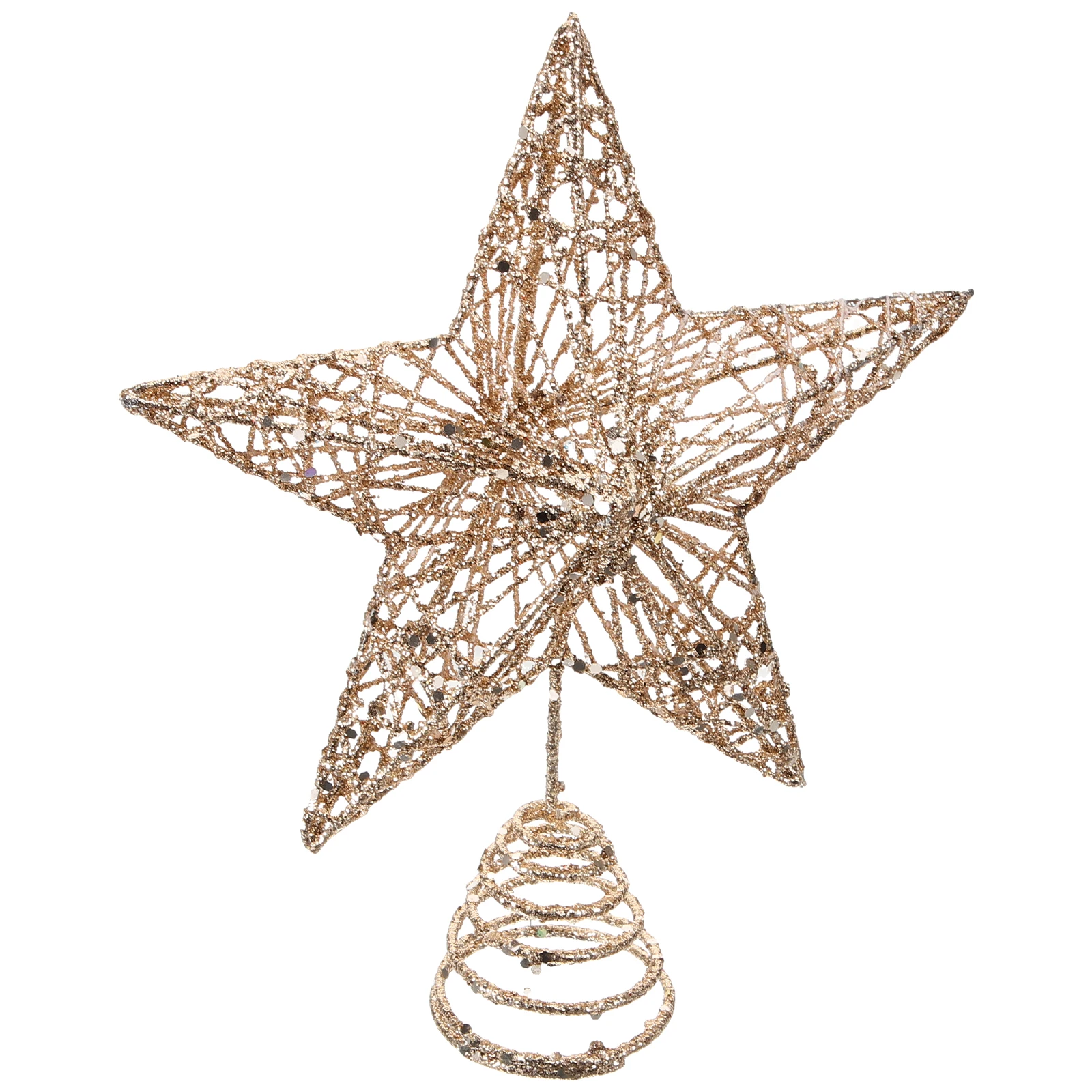 

Tree Top Star Decoration Multilayer Christmas Topper Holiday Decorations Ornaments