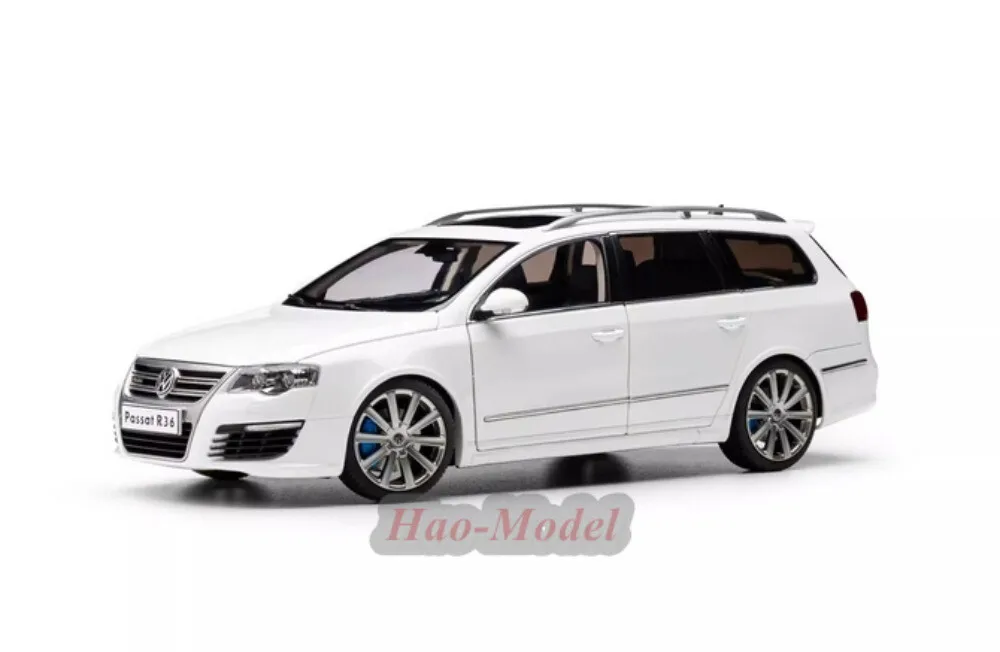 NZG 1:18 Volkswagen Passat Estate R36 Alloy Diecast Model Car Gifts White/Silver