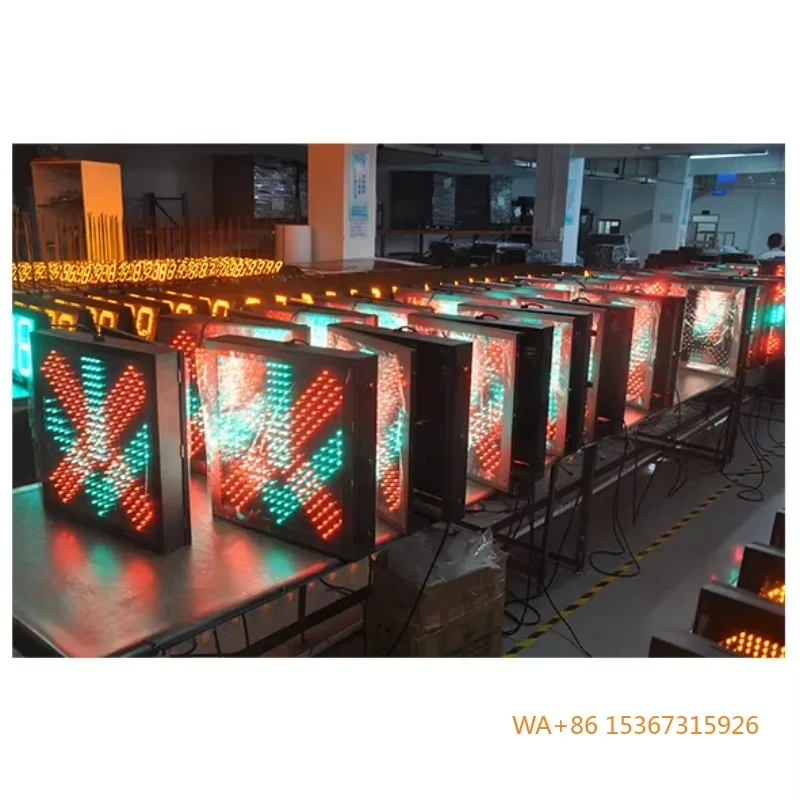 Sinal de Tráfego LED de Controle de Faixa com Preço Razoável, Display de Sinalização de Tráfego