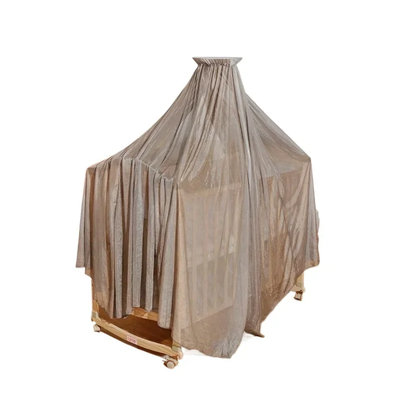 100% silver fiber EMF shielded bed canopy radiation-protected mosquito net