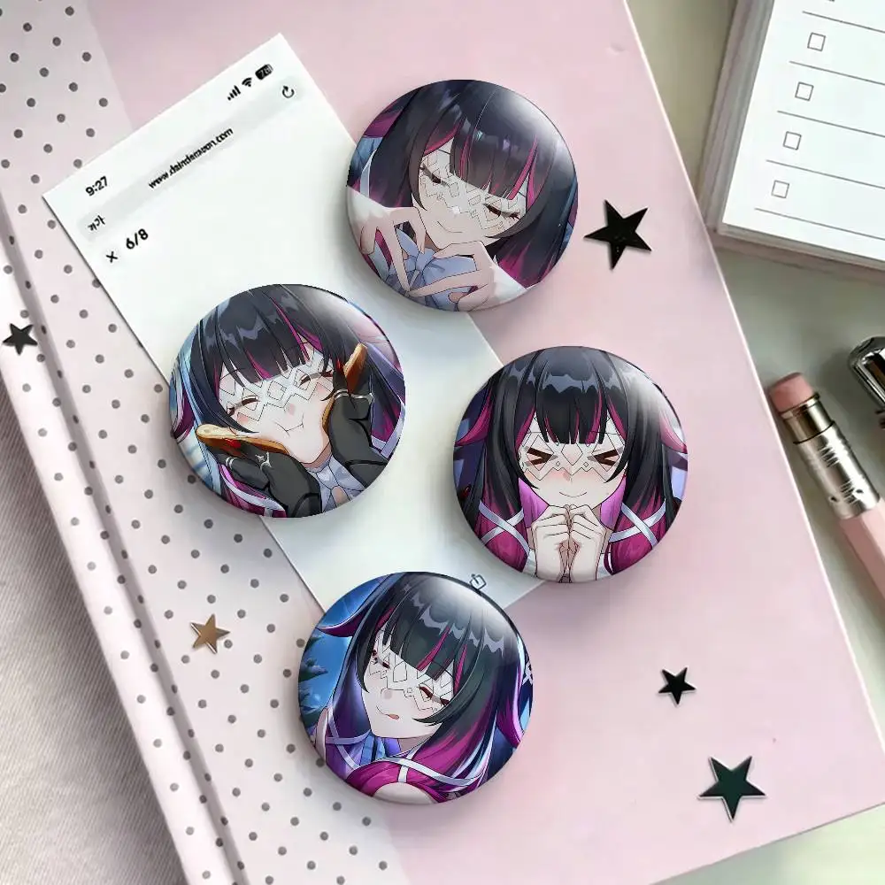 

C-Columbina G-Genshin I-Impact Badges 25 32 44 58 75 mm Round Fans Collect Friends Gifts Brooch Souvenir