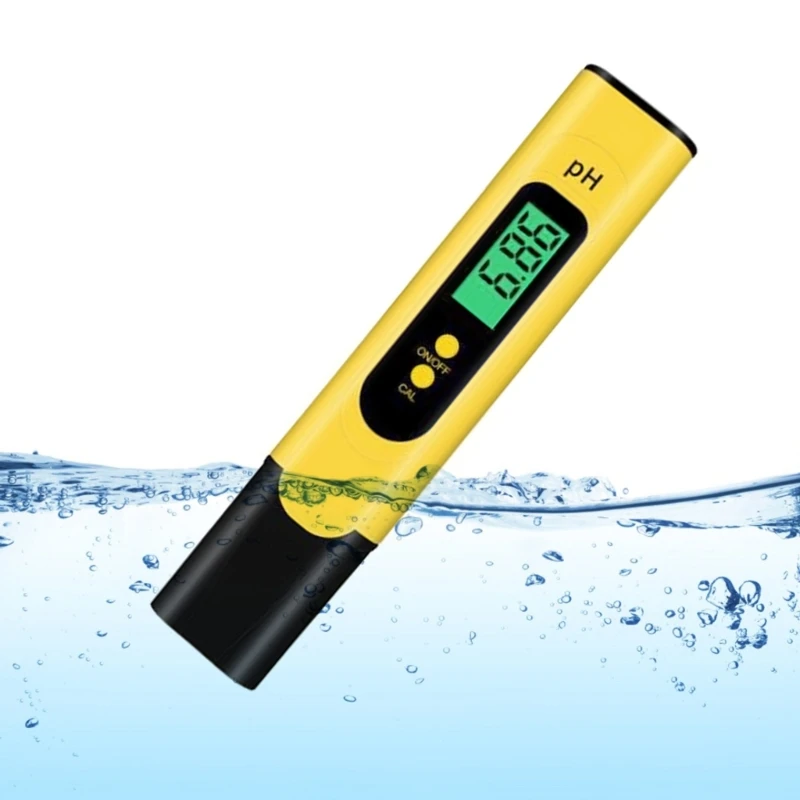 PH Pen Waterproof Pocket Tester, Easy Calibration, Sensitive Probe for Improved Accuracy Durability for Hydroponics