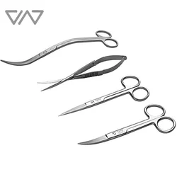 Hot Aquarium Cleaning Tool VIV Aquatic Stainless Steel Plant Scissors Cleaning Tool ADA Quality Aquarium Aquatic Tools