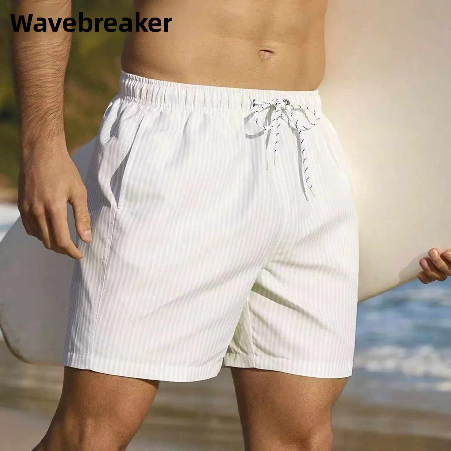 Pantalones Cortos de Surf Zhanlang de Secado Rápido para Hombre, Ropa Deportiva de Playa, Ropa Interior Térmica, Camiseta Interior para Natación, Adecuada para Actividades Acuáticas