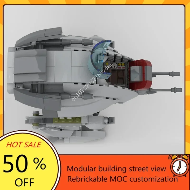 560 pièces MOC bataille spatiale tout Terrain modèle de Transport expérimental puzzles personnalisés technologie éducation assemblage jouet cadeaux d'anniversaire