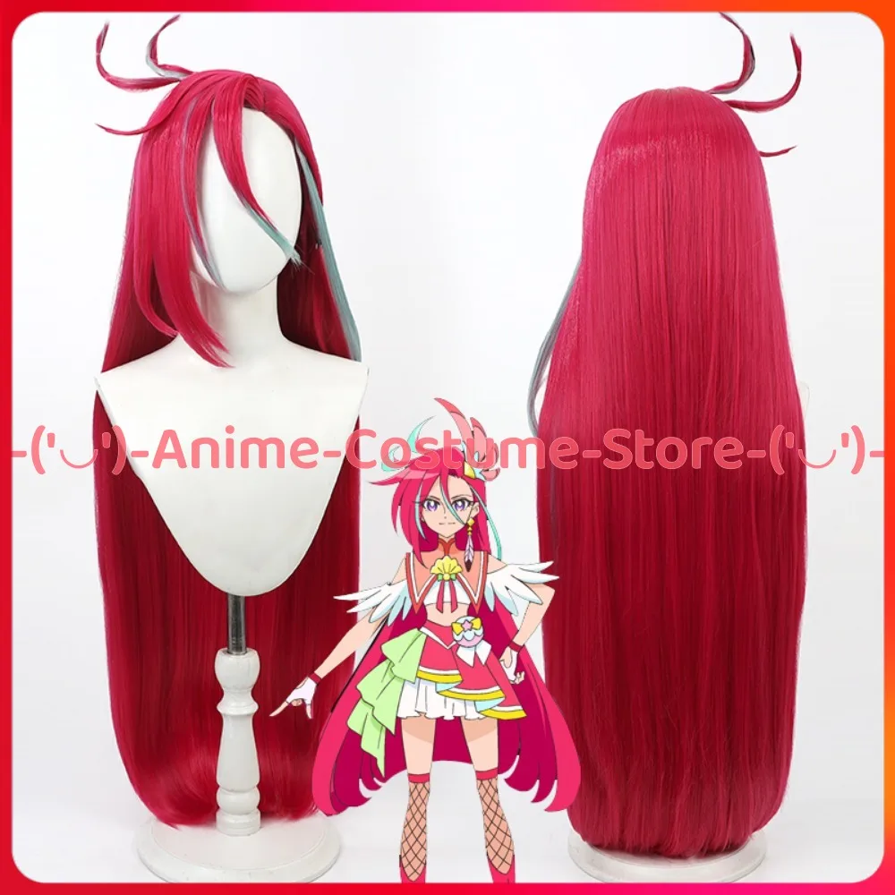 

Pretty Cure Cure Flamingo Cosplay Wig Anime Game Character Halloween Carnival Party Costume Wigs Heat Resistant Synthetic Hair