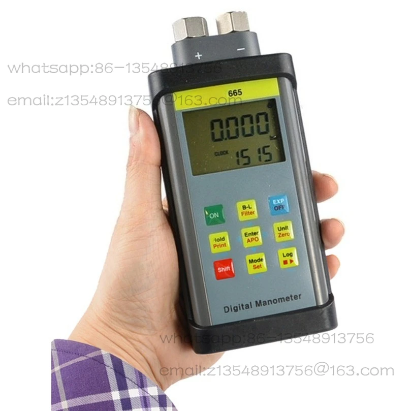 Spot TPI-665L Digital Hydraulic Gauge Hydraulic Pressure Gauge Oil Pressure Measurement Range ± 700kPa