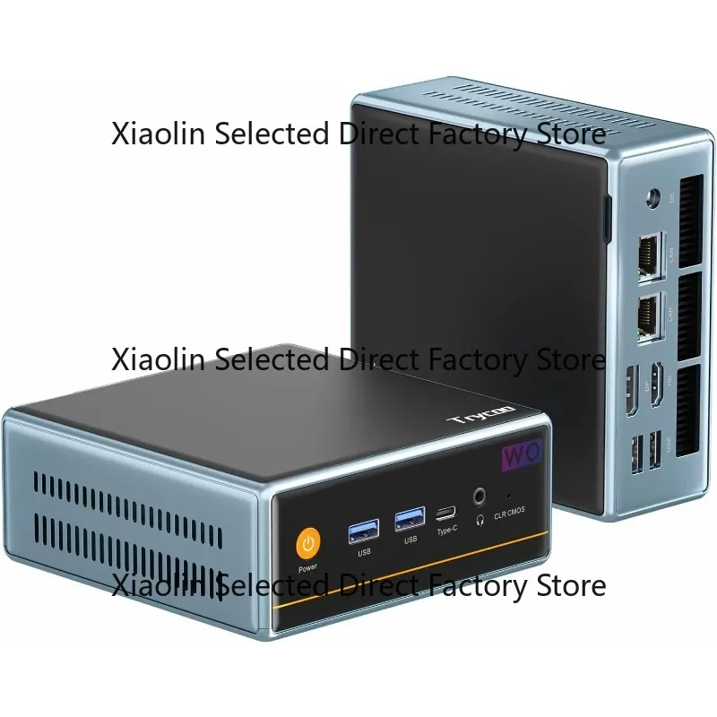 미니 PC AMD 라이젠7 5700U (8코어/16스레드, 최대 4.3GHz) 미니 게이밍 PC 16GB DDR4 512GB SSD 1TB HDD 듀얼 LAN (2.5G+1G) WiFi 6 4K 썸네일 2