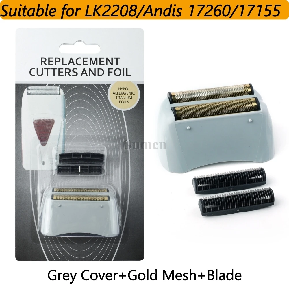 

Pro Replacement Electric Shaver Cutters And Foil For LK2208/Andis 17260/17155 3D Intelligent Floating Shaving Blade High Quality