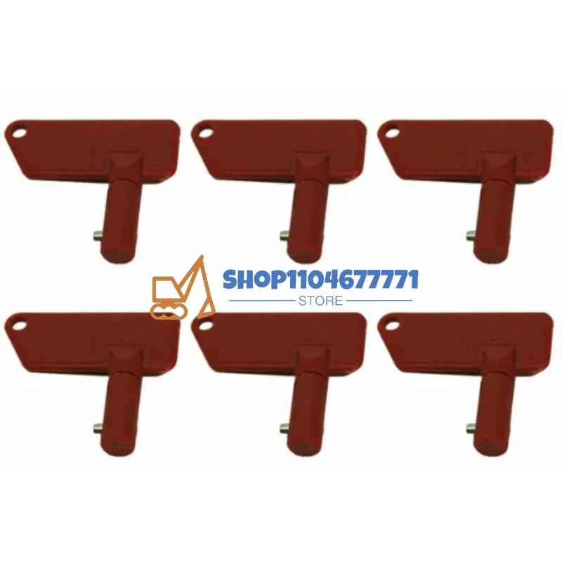 10/6/2pcs keys For Terex Battery and Master Disconnect Key part MS634212 For Volvo