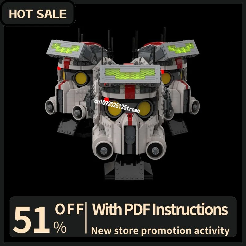 

Новый 954 шт. знаменитый звездный боевой фильм Moc Commando Tech шлем модель строительные блоки Diy творческие идеи детские игрушки подарки на день рождения