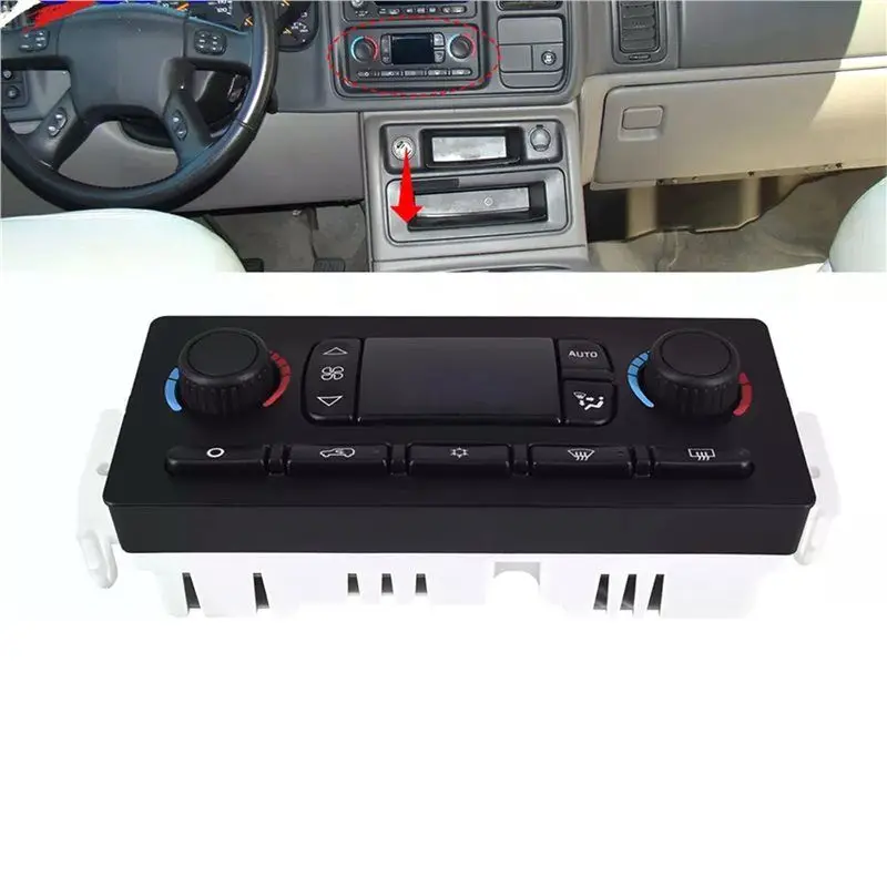 2X Car A/C Heater Climate Control Module 599-211XD 10367041 For GMC Silverado Buick Cadillac 599211XD 15077479-T61C