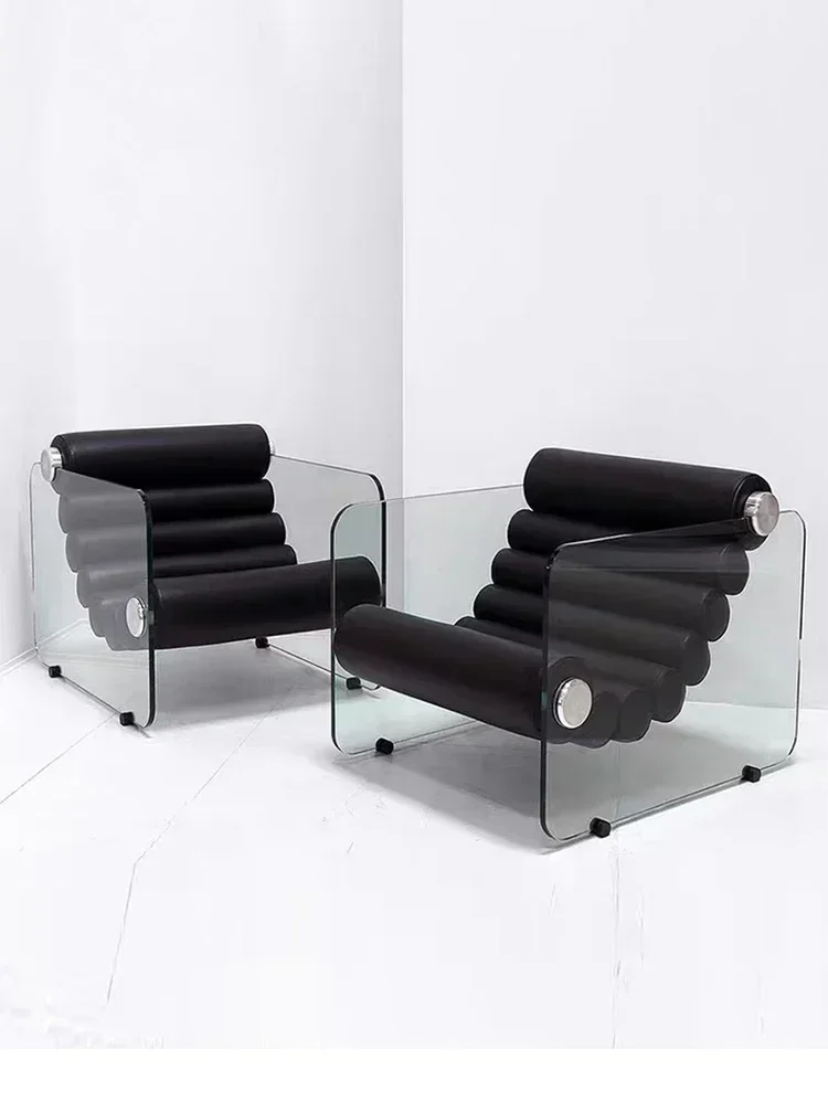 

Hot SalesNordic Simple Modern Transparent Acrylic Chair Designer Online Celebrity Leisure Single Chair Luxury Creative Recliner