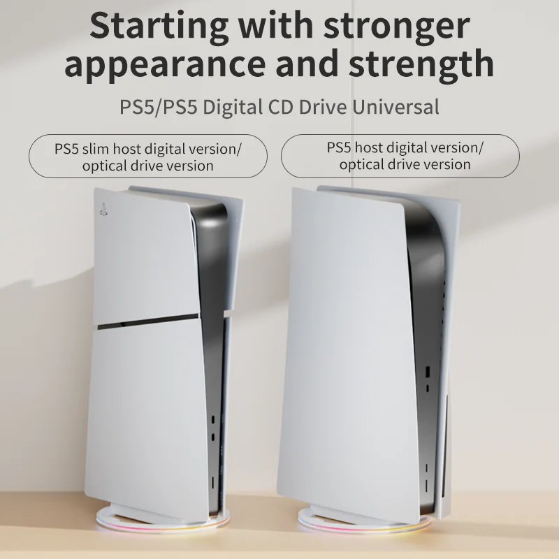 For PS5/PS5 PRO Ultra-thin Console Replacement Parts for Console Bracket Anti-slip Vertical Base Gaming Accessories