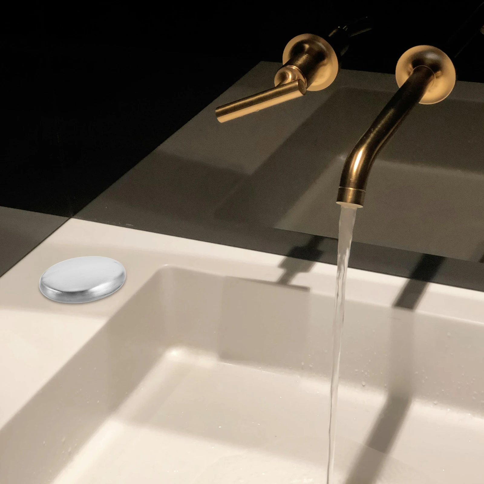 2Pcs Stainless Steel Odor Removing Soap Bar Metal Soap Durable Reusable Kitchen Bathroom Hand Cleaner Stainless Steel Soaps