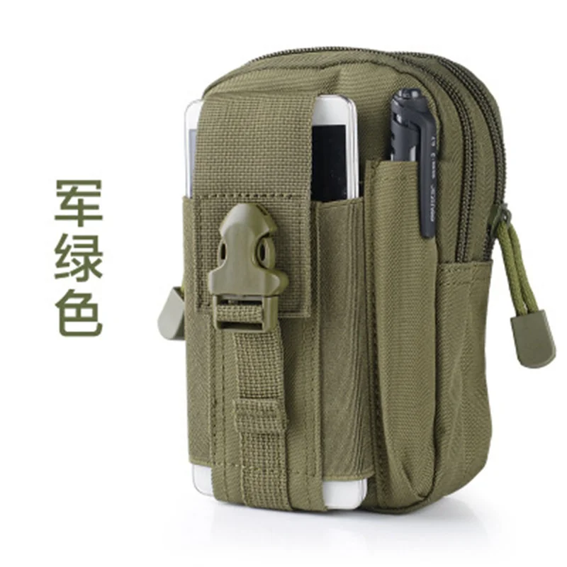 1PC Men Waist Pack Bum Bag Pouch Waterproof Tactical Military Sport Hunting Belt Molle Nylon Mobile Phone Bags Outdoor Tools