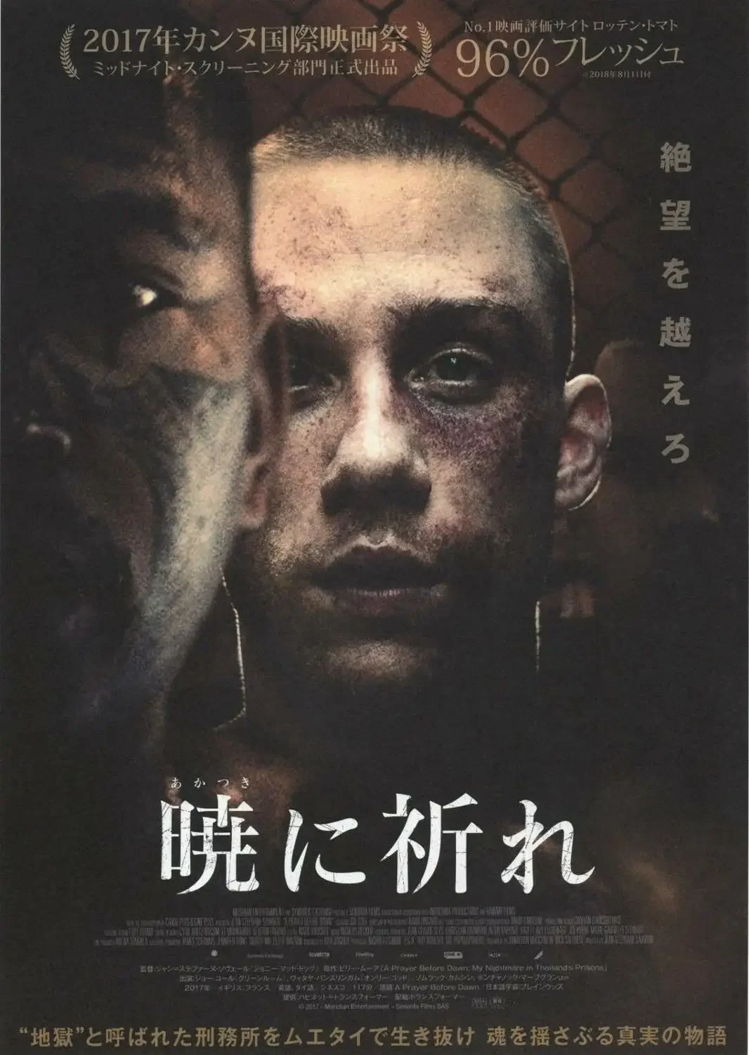 187 Prayer Before Dawn 2017 Billy Moore Japanese Chirashi Movie Flyer Silk Poster Wall Art Home Decoration Gift