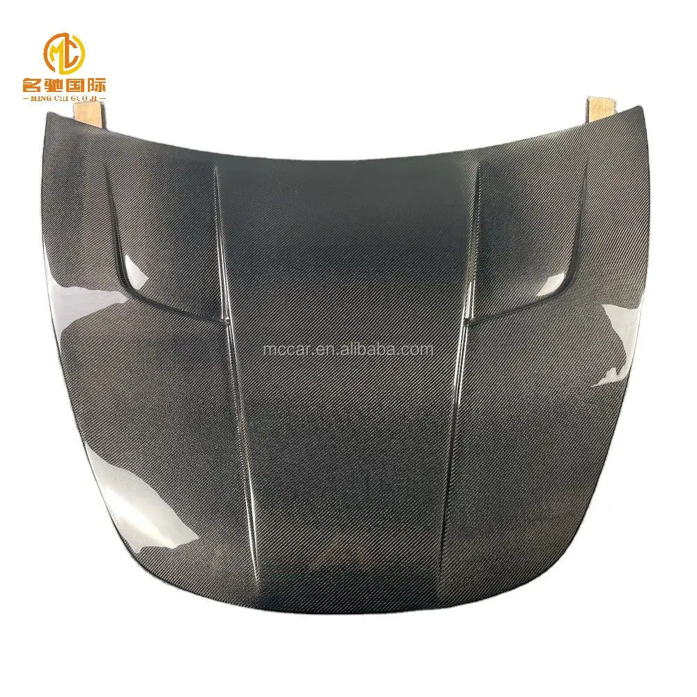 

Auto Accessories RT Style Single Sided Carbon Fiber Front Engine Hood Vent Cover For Tesla Model 3 Hood Car