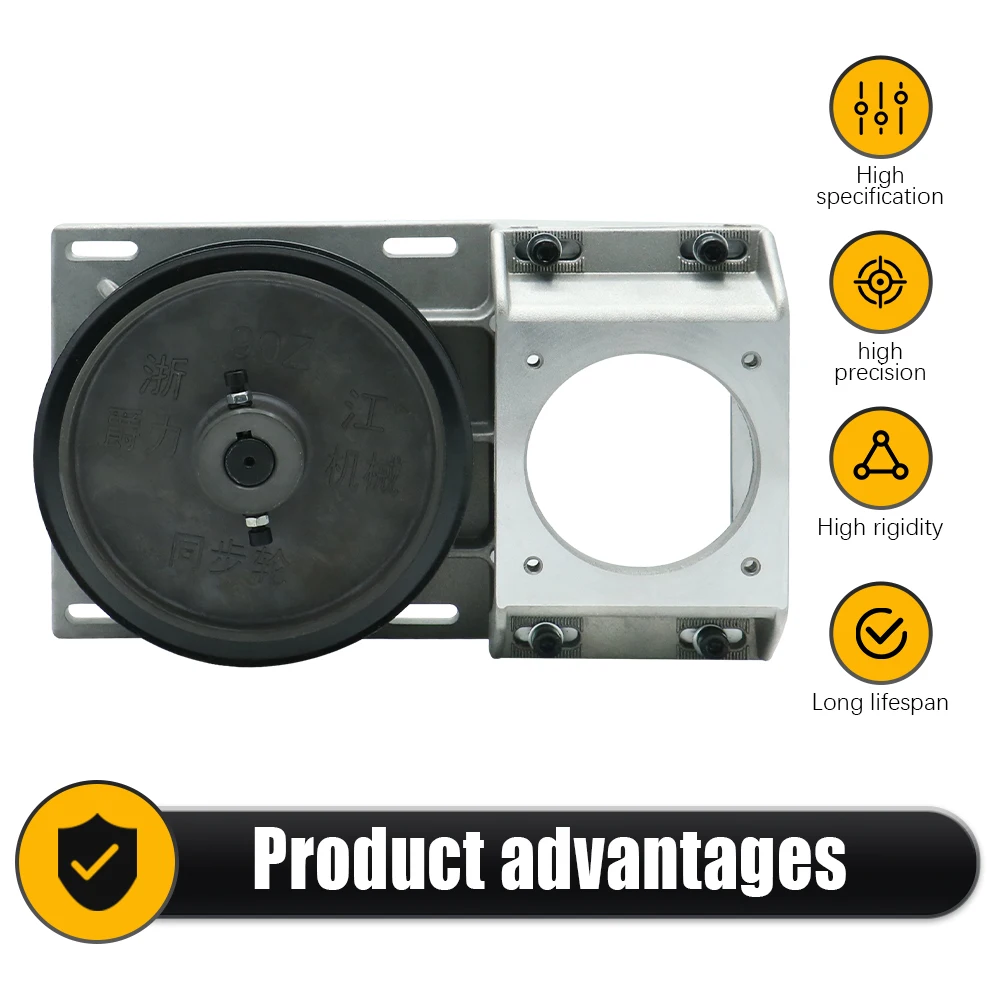 HLTNC Gear Box Ratio 5:1 Gearbox Straight Helical Teeth Gearbox 1.25 1.5 2 Module Synchronous Wheel Reducer Box for Rack for Cnc