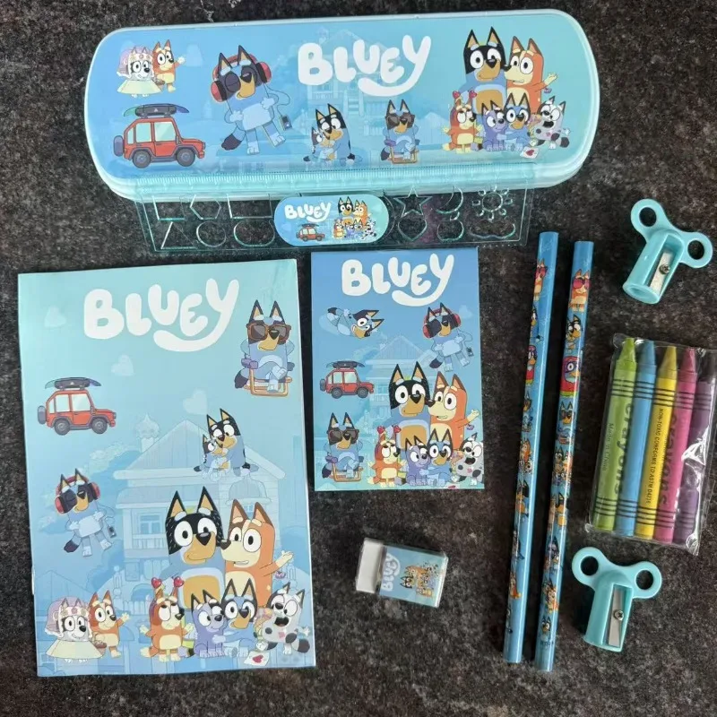 

Набор школьных принадлежностей Blueys: развивающие товары для детей, подарочная коробка на день рождения, сувенир на выпускной, подарочный набор для мальчиков и девочек