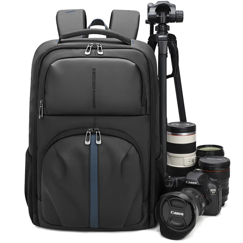 Waterproof Seven-Color Cotton Photography Camera Bag Large Capacity Double Shoulder Computer Backpack Multi-Functional Expansion