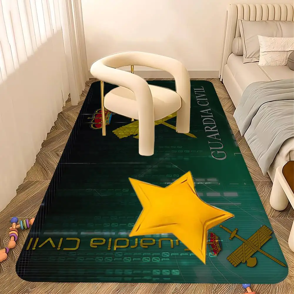 S-Spanish G-Guard Floor Mat Non-Slip Laundry Room Mat Laundry Decor Balcony Living Room Bedside Mats