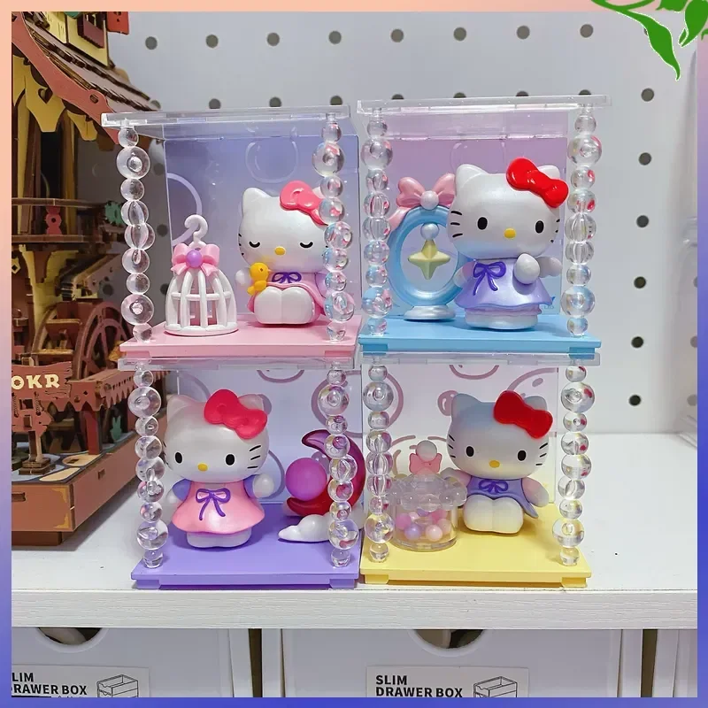 

Sanrio Hello Kitty Pearl Dream Series Mini Blind Box Kitty Cat Figurine KT Display Item Girls Gift Toy Hobbies Trendy Blind Box