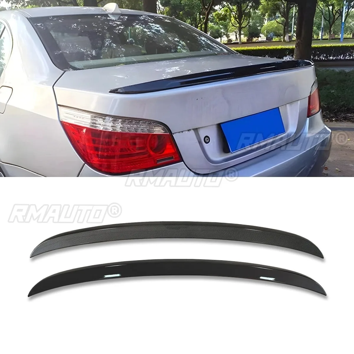 

Car Rear Wing Rear Trunk Spoiler Diffuser Protector Body Kit For BMW 5 Series E60 2004-2010 Car Accessories