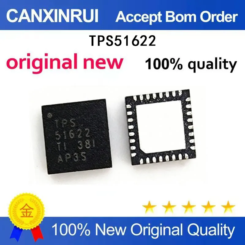 

（5 pieces）Brand new original TPS51622RMRM TPS51622 TPS51622ARMR TPS51622A QFN