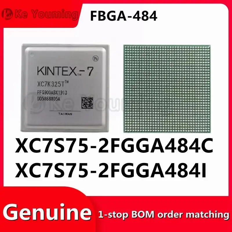 Integrated Circuit IC Embedded System-on-Chip, XC7S752FGGA484C, XC7S75-2FGGA484I, FBGA-484