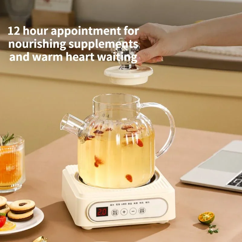 Full glass water kettle, household multifunctional tea pot, office small tea pot