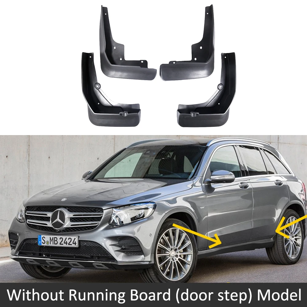 for Mercedes Benz GLC-Class GLC X253 C253 2016 2017 2018 2019 2020 2021 2022 2023 Mud Flaps Splash Guards MudGuard Front Fender