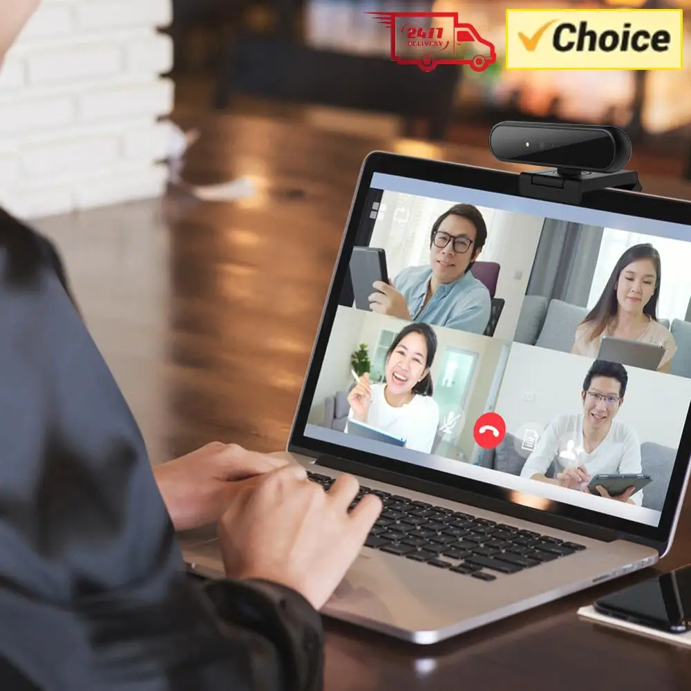 Facial Recognition Webcam 1MP 720P/2MP 1080P for Windows 10/11 USB Computer Webcam Built-in Microphone Computer Web Camera