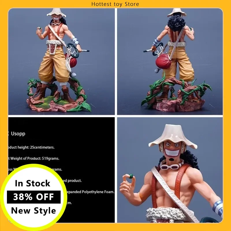 

25 см цельная аниме-фигурка Lx Usopp, высокое качество, версия. Фигурка Усоппа ПВХ Статуя Gk Модели Коллекция Орнамент Игрушки Подарки